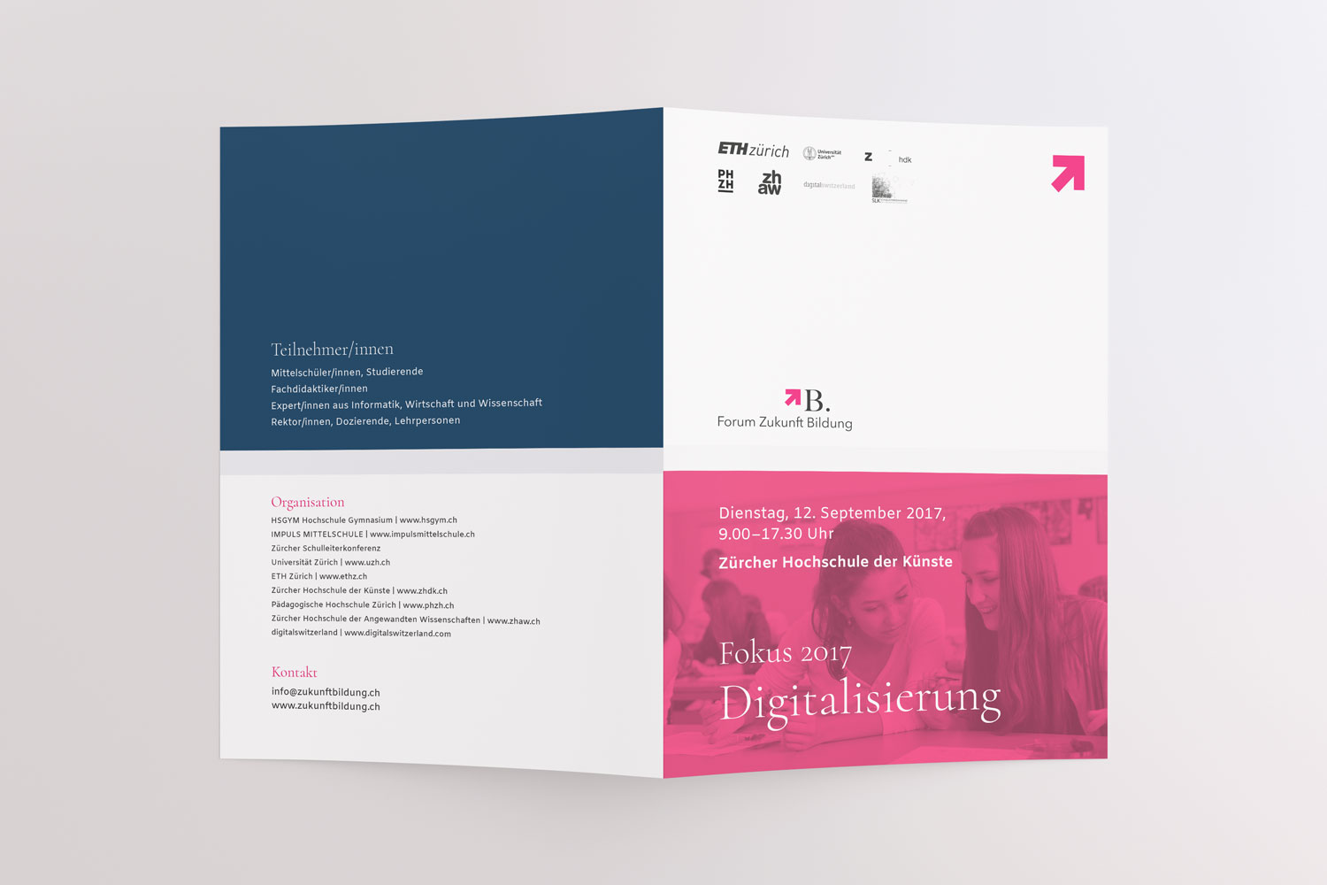 zukunft bildung digitalisierung flyer rueckseite