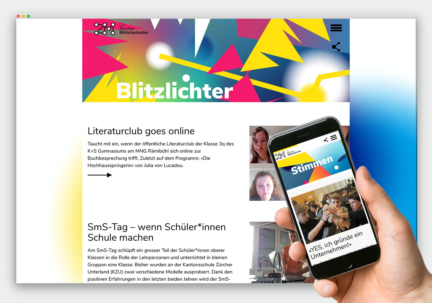 die zürcher mittelschulen Web